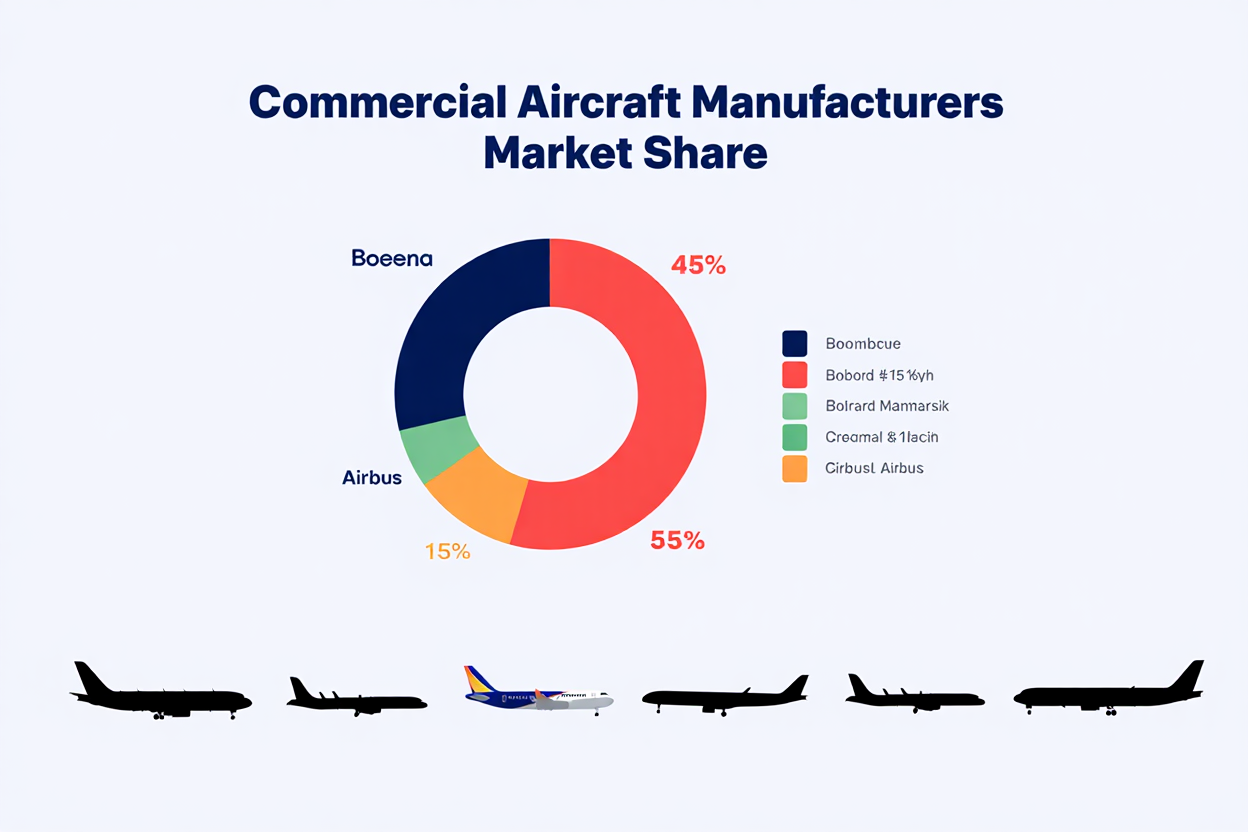 Commercial Aircraft Manufacturers Market Share