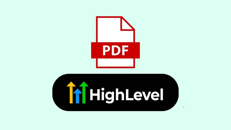 Pdf Help How to Add PDF File to Go High Level Website? The Ultimate Guide (2026)