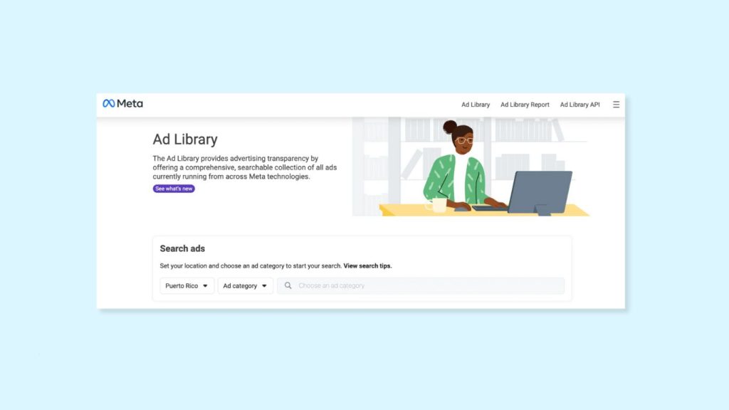 Meta Ad Library Interface Design How to Use Meta Ads Library: Unveil Competitor Secrets