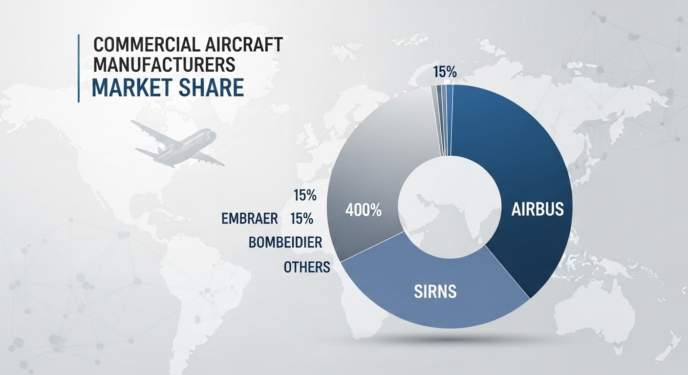 Commercial Aircraft Manufacturers Market Share